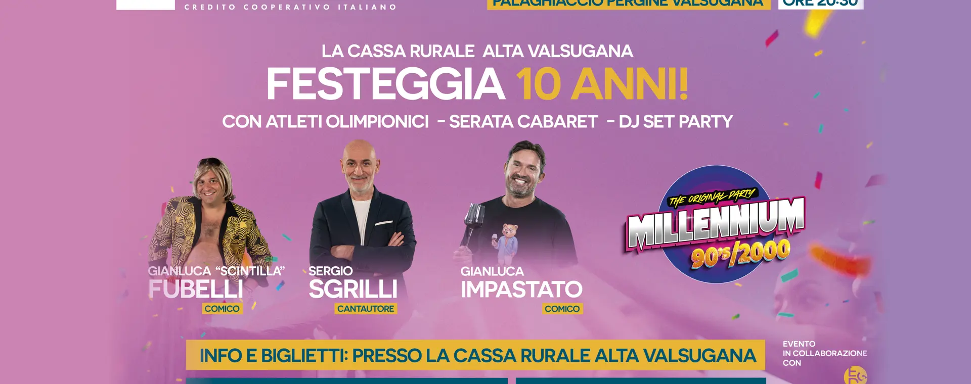 La Cassa Rurale Alta Valsugana festeggia 10 anni 