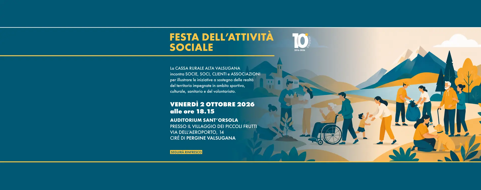 Festa dell'attività sociale 2026 