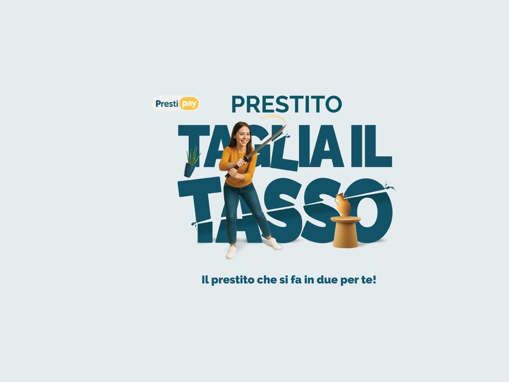 Al via la nuova promozione “Taglia il Tasso” di Prestipay
