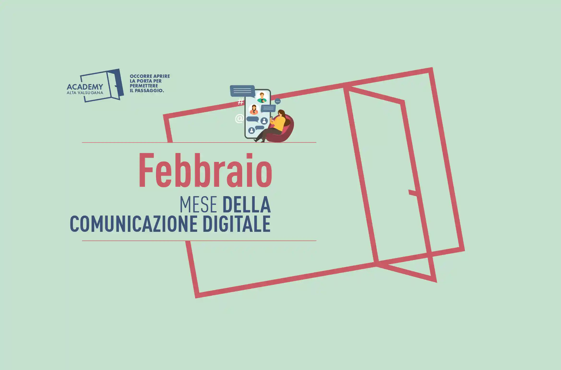 4000X2250 Copertina Febbraio Mese Comunicazione Digitale
