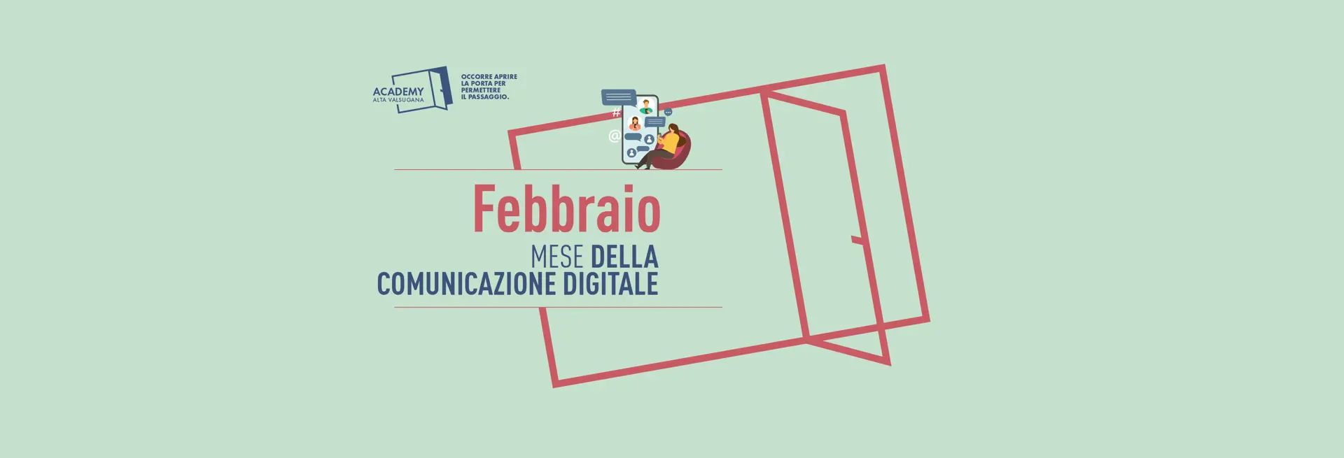 4000X2250 Copertina Febbraio Mese Comunicazione Digitale